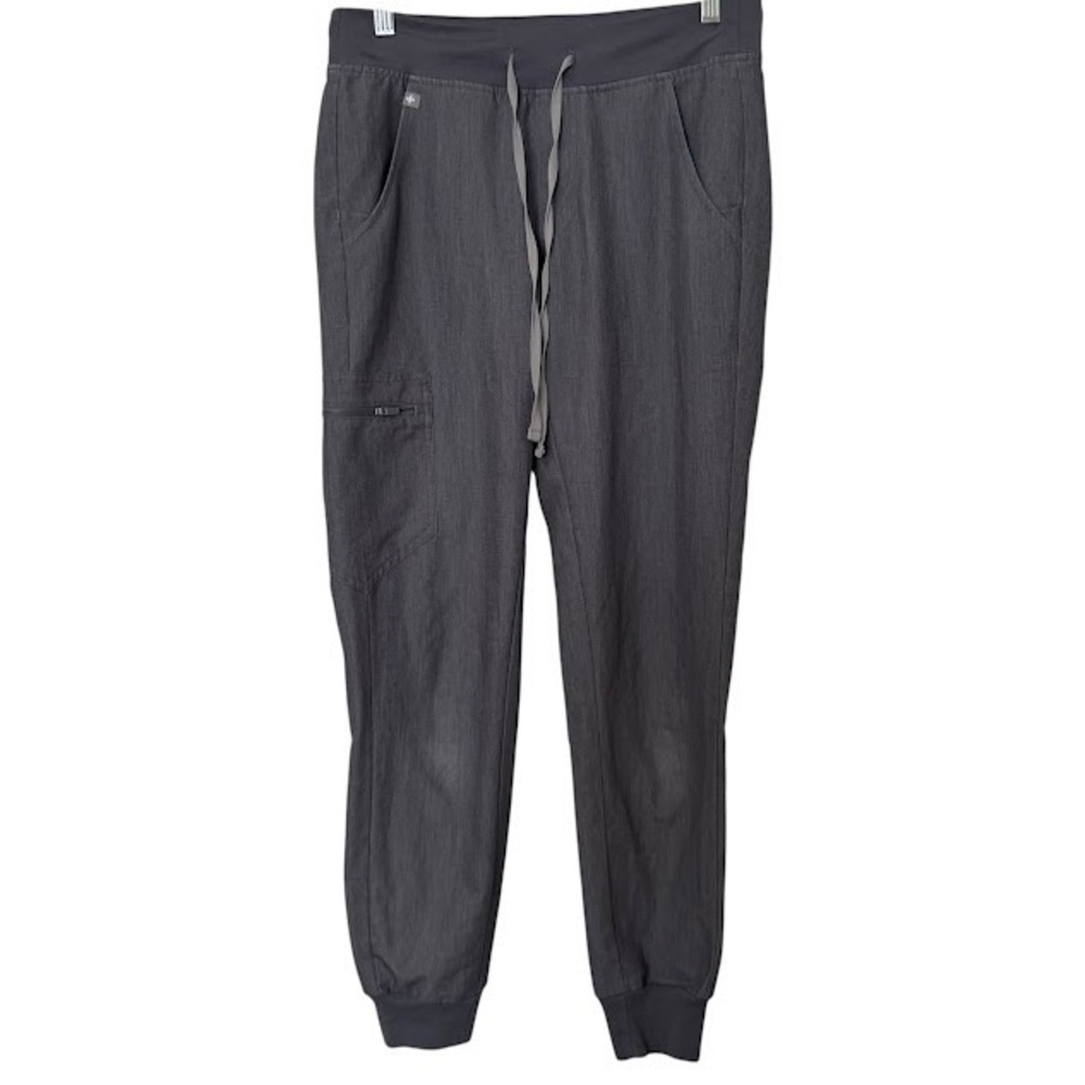 FIGS Graphite Gray Zamora Jogger‎ Scrub Pants Womens XS